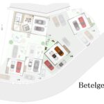 Betelgeuse棟（EDENプロジェクト）の配置図（御殿場市仁杉の高級賃貸ガレージハウス）